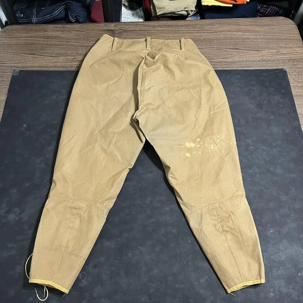 Vintage Carhartt 1920s Super Dux Pants Brown Waxed Canvas 1930s Hunting Breeches